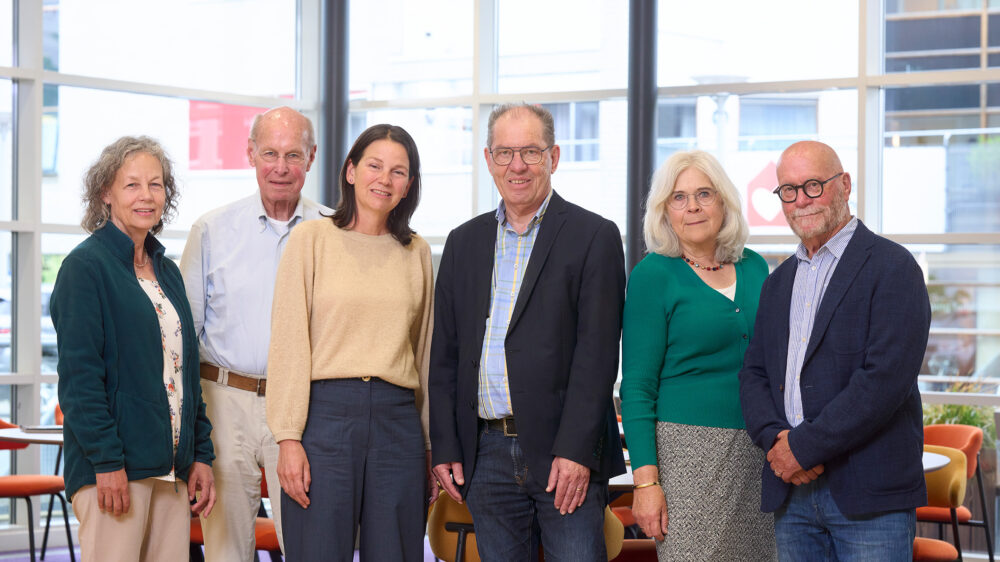 Een groepsfoto van de clientenraad
